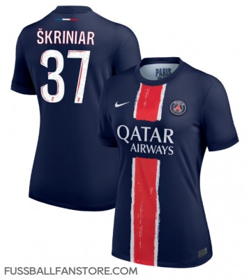 Paris Saint-Germain Milan Skriniar #37 Replik Heimtrikot Damen 2024-25 Kurzarm